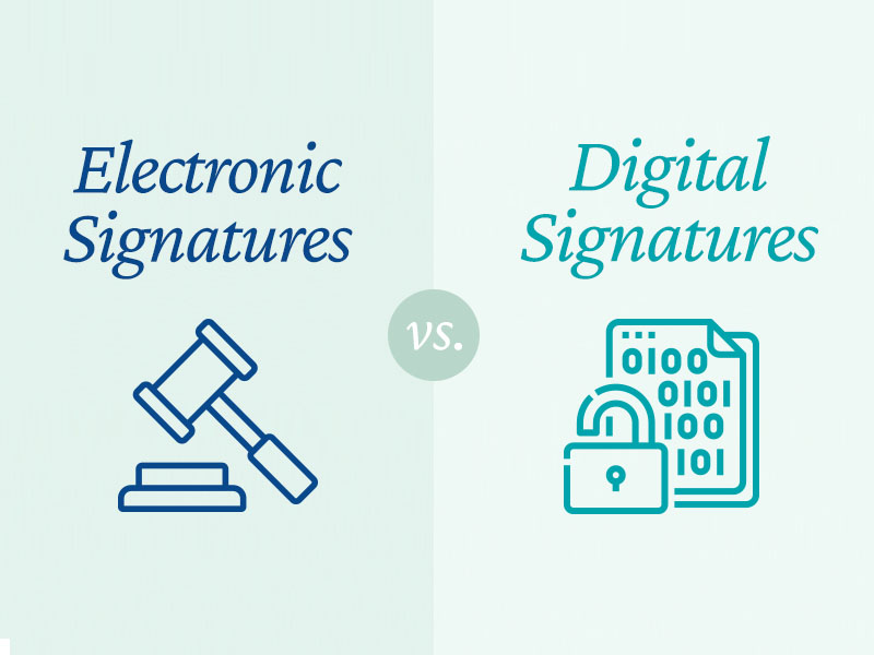Difference Between E-Signatures Digital Signatures [Infographic] | OneSpan