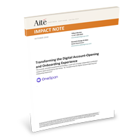 Transforming the Digital Account-opening and Onboarding Experience