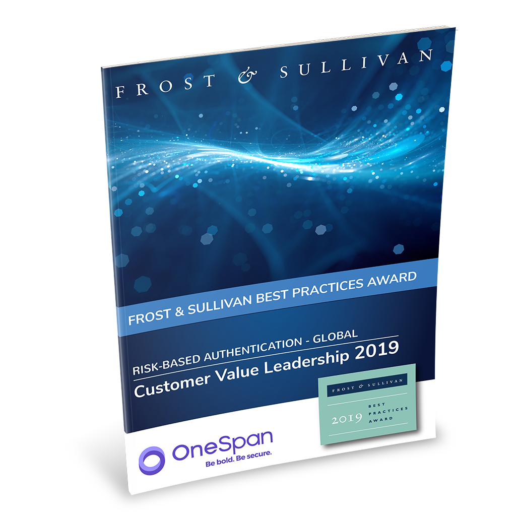 Frost & Sullivan 2019 Best Practices Award for Risk-based Authentication