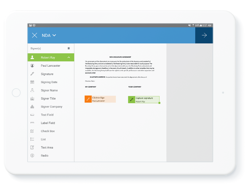 PREPARE AND SEND DOCS