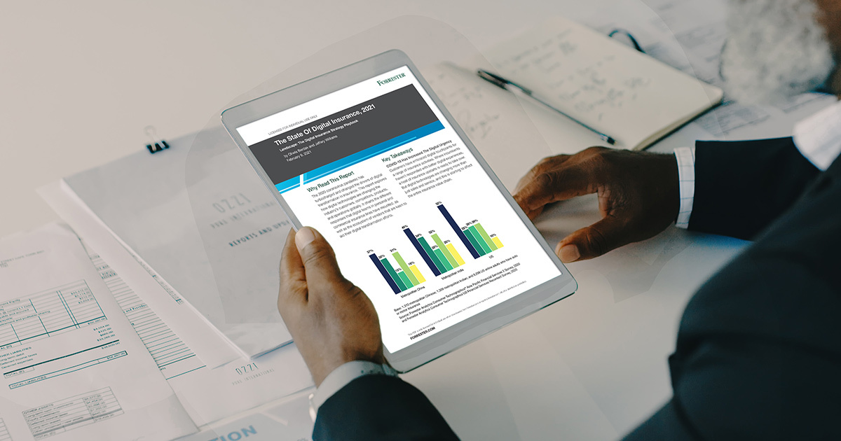 Forrester The State of Digital Insurance 2021 OneSpan