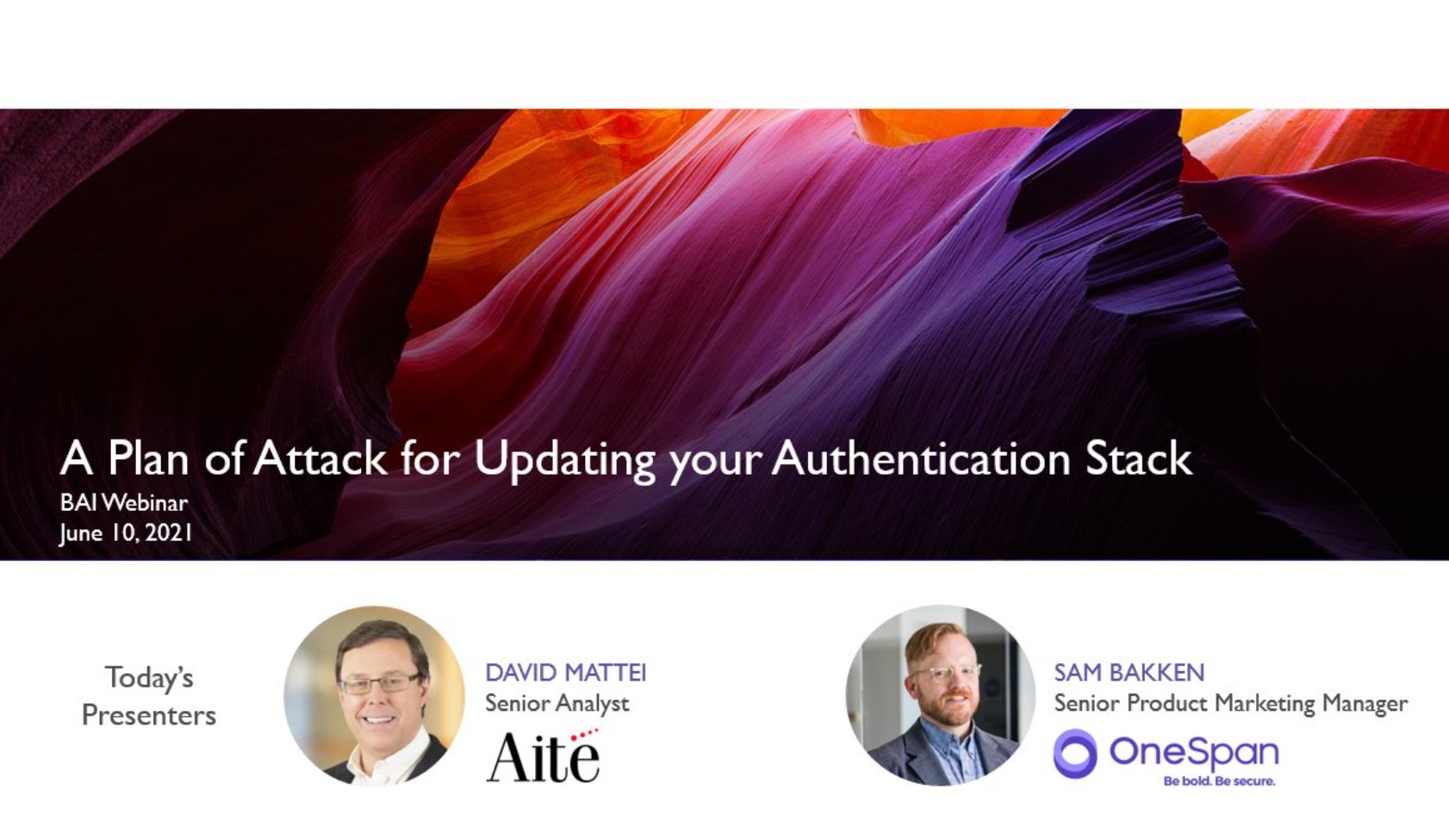Authentication Stack Presentation