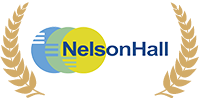 NelsonHall logo in an award laurel