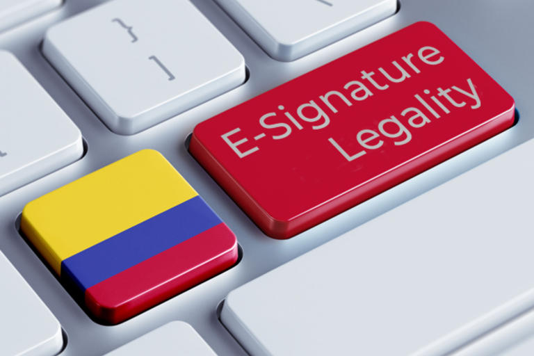 Légalité des signatures électroniques en Colombie
