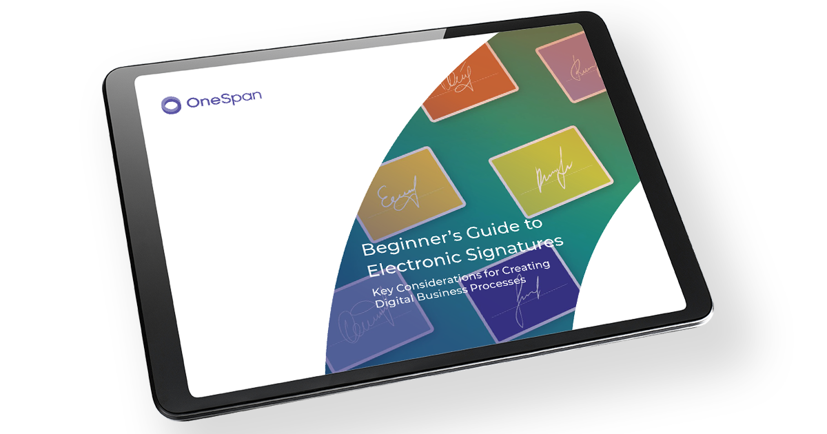 eBook Beginners Guide To Electronic Signature