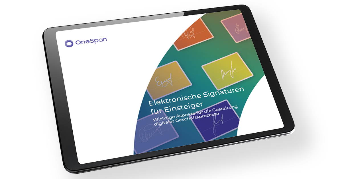 Elektronische Signaturen für Einsteiger