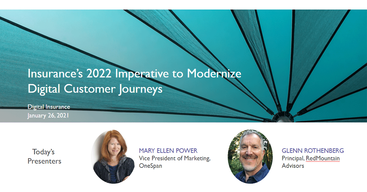 Insurance's 2022 Imperative to Modernize Digital Customer Journeys