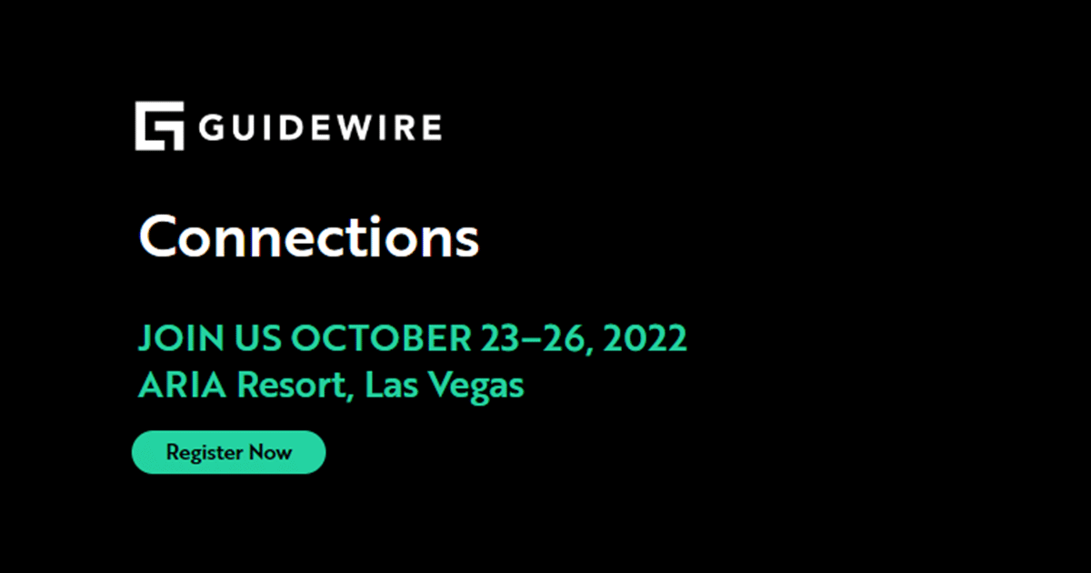 Guidewire logo and event name