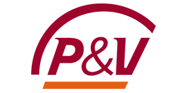 P & V logo