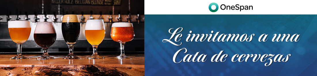 OneSpan invites you to an in-person beer tasting in Bogota.