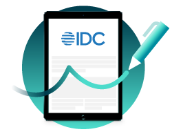 IDC MarketScape: Worldwide eSignature Software 2023 Vendor Assessment Chart