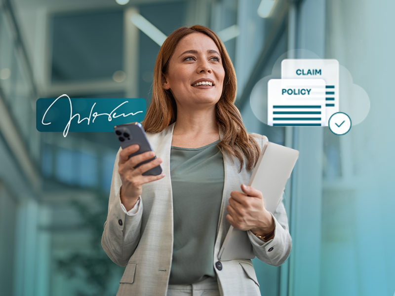 eSignature for insurance customer experience