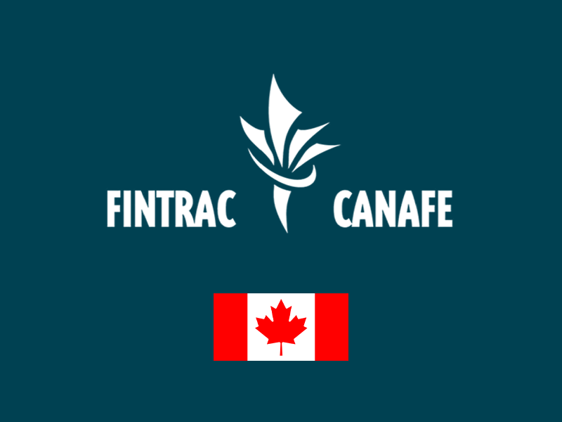 FINTRAC and CANAFE logo with Canada flag representing identity verification compliance requirements for Canadian financial institutions