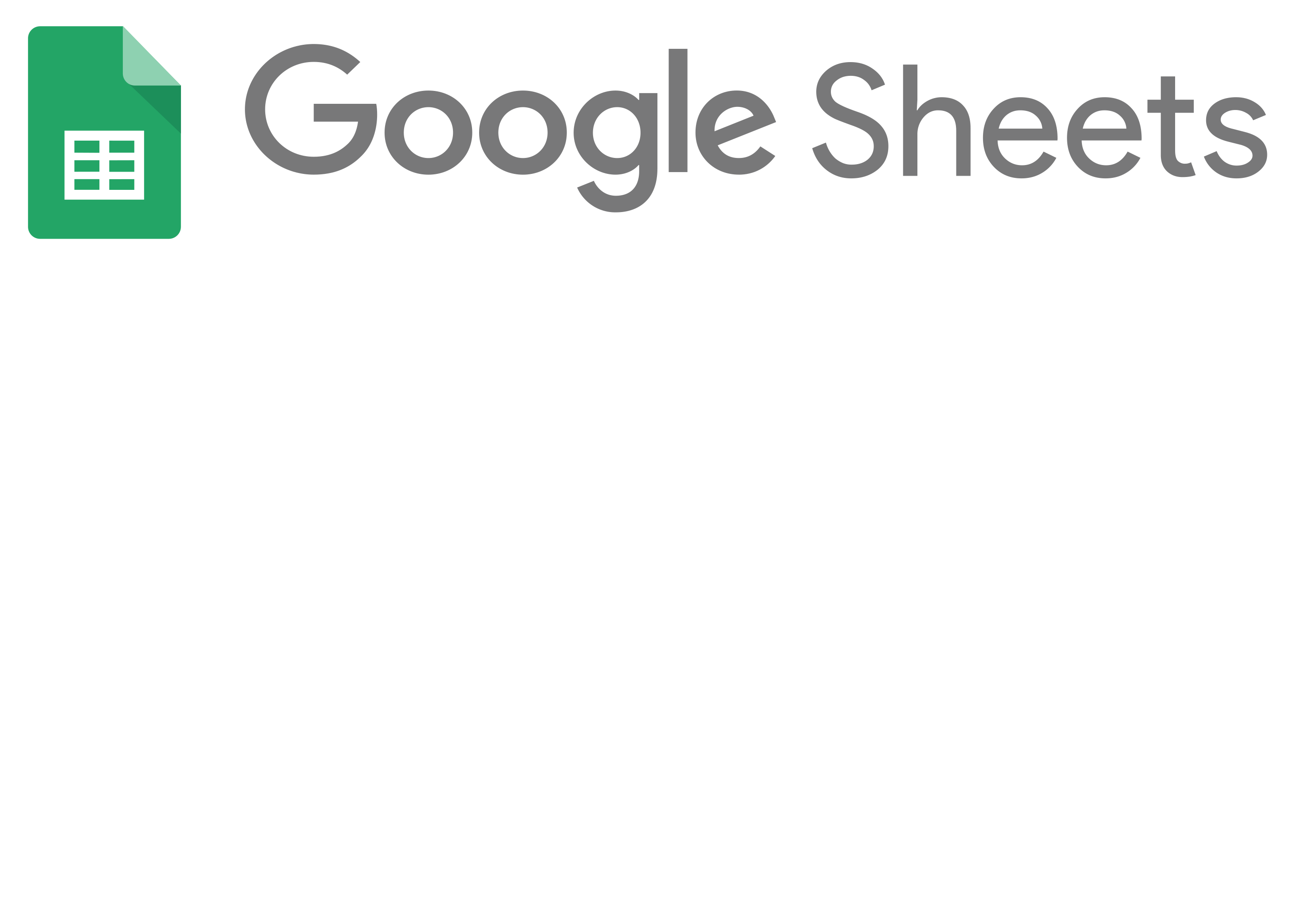 Google Sheets logo