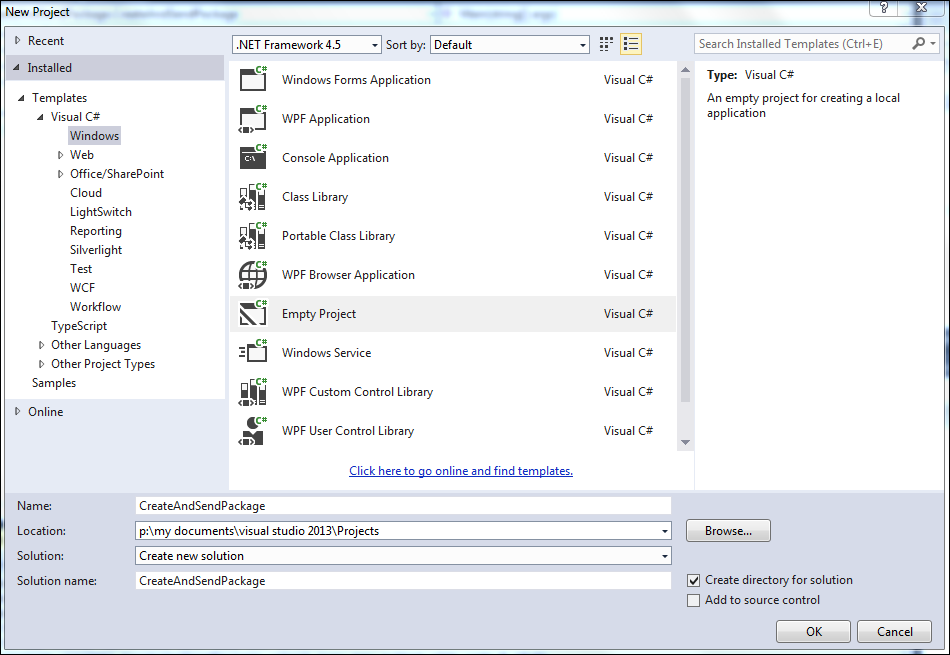 VisualStudioCreateProject (en)