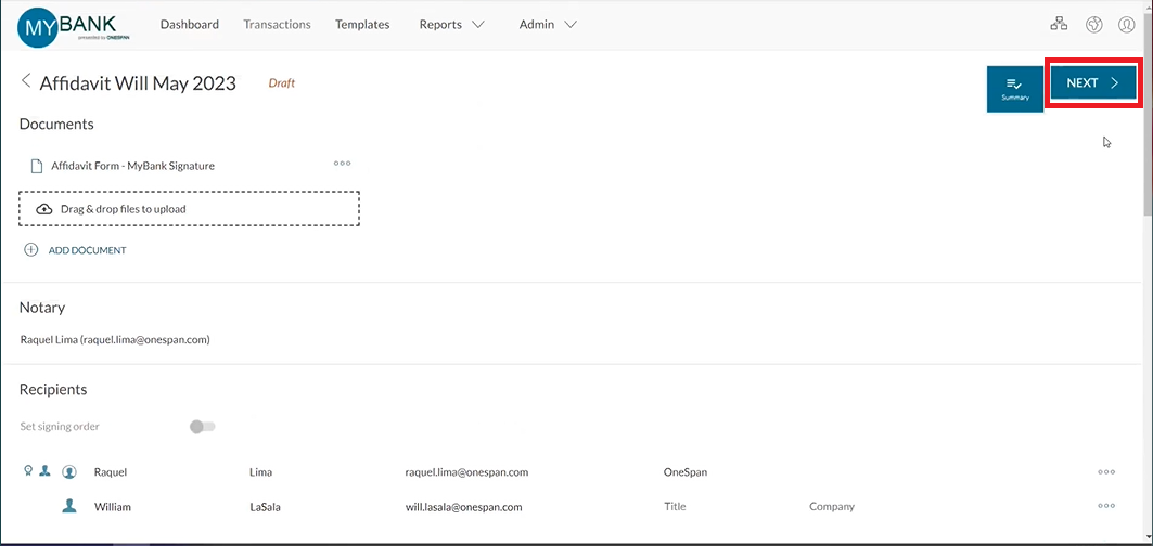 Identity verification for remote notarization