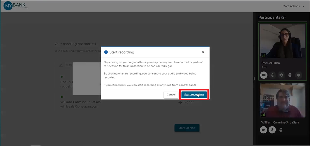 Identity verification for remote notarization