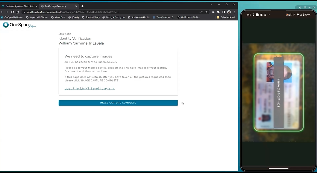 Identity verification for remote notarization