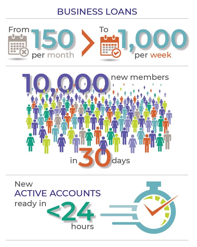 Loan Members Accounts Infographic