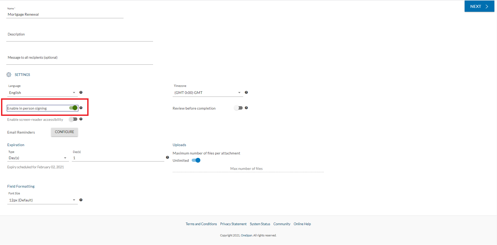 Select ‘SMS’ in the authentication methods section. Enter David Cobb’s mobile phone number.