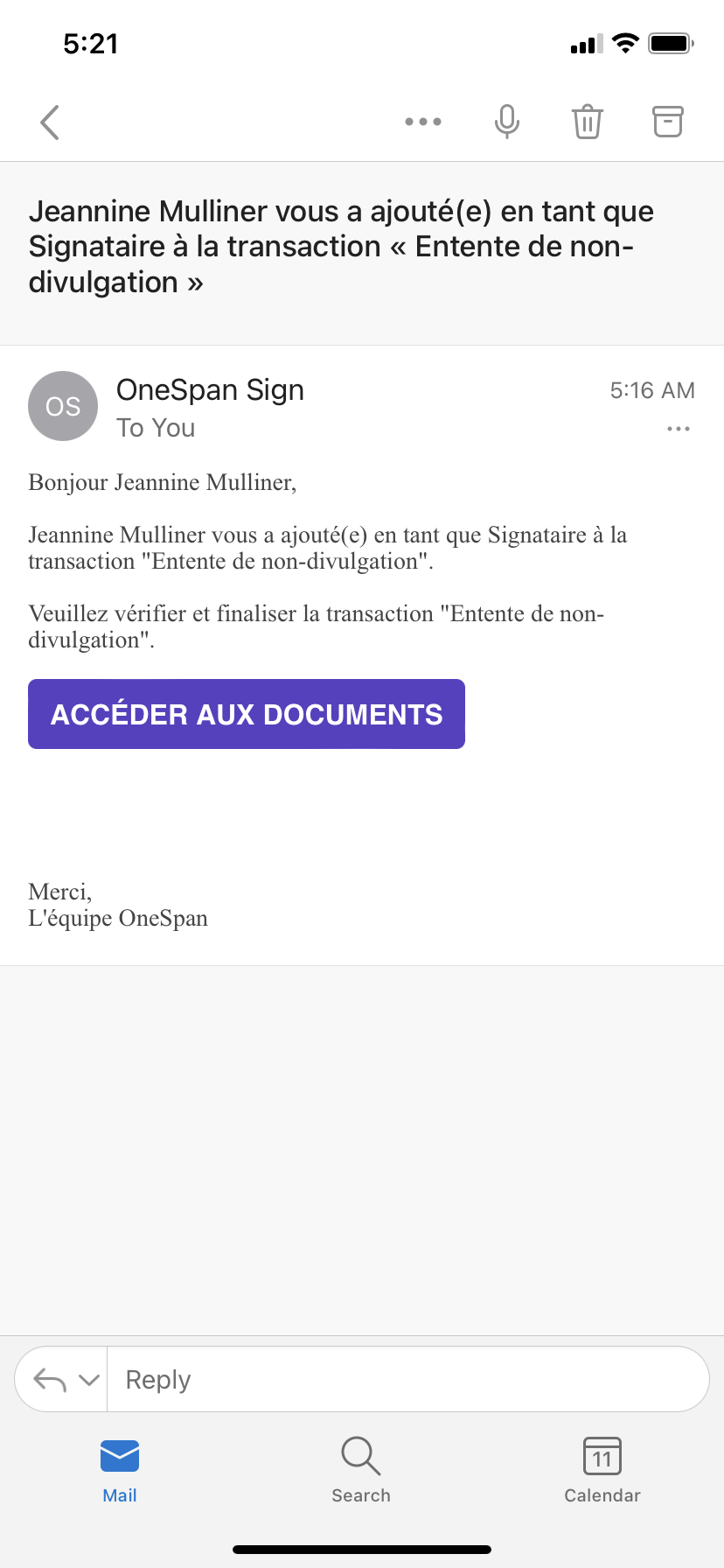Acceder aux documents