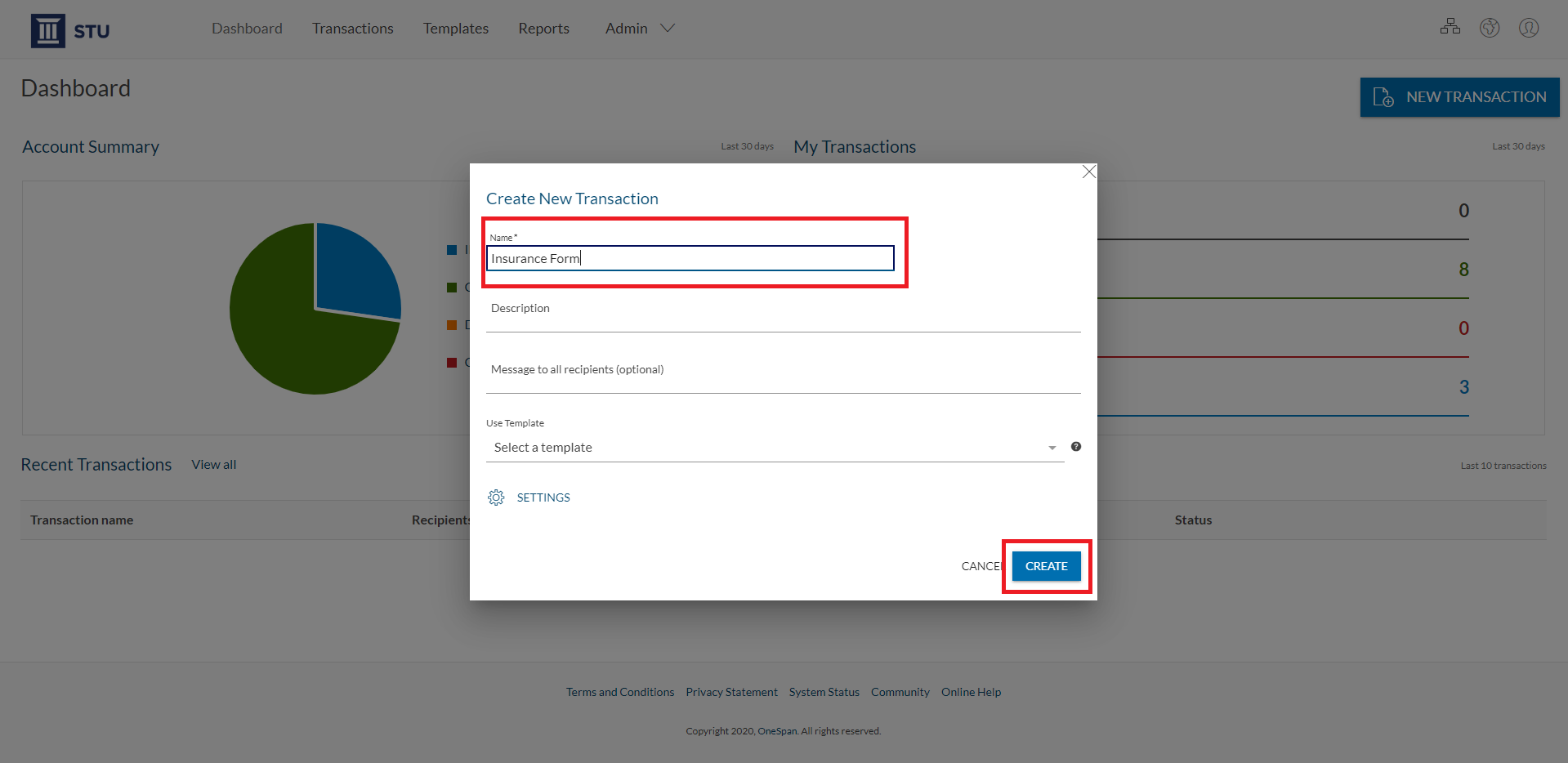 optional signatures step 2