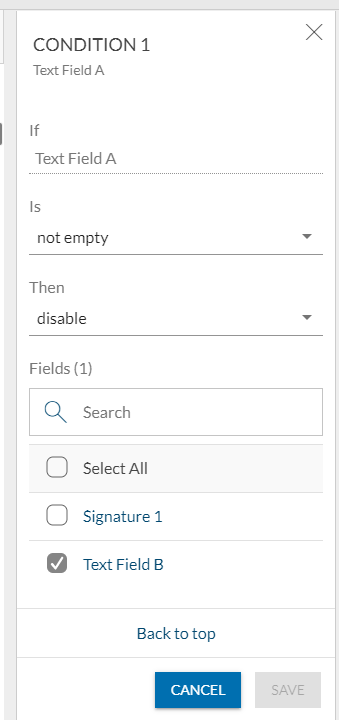 Conditional Fields