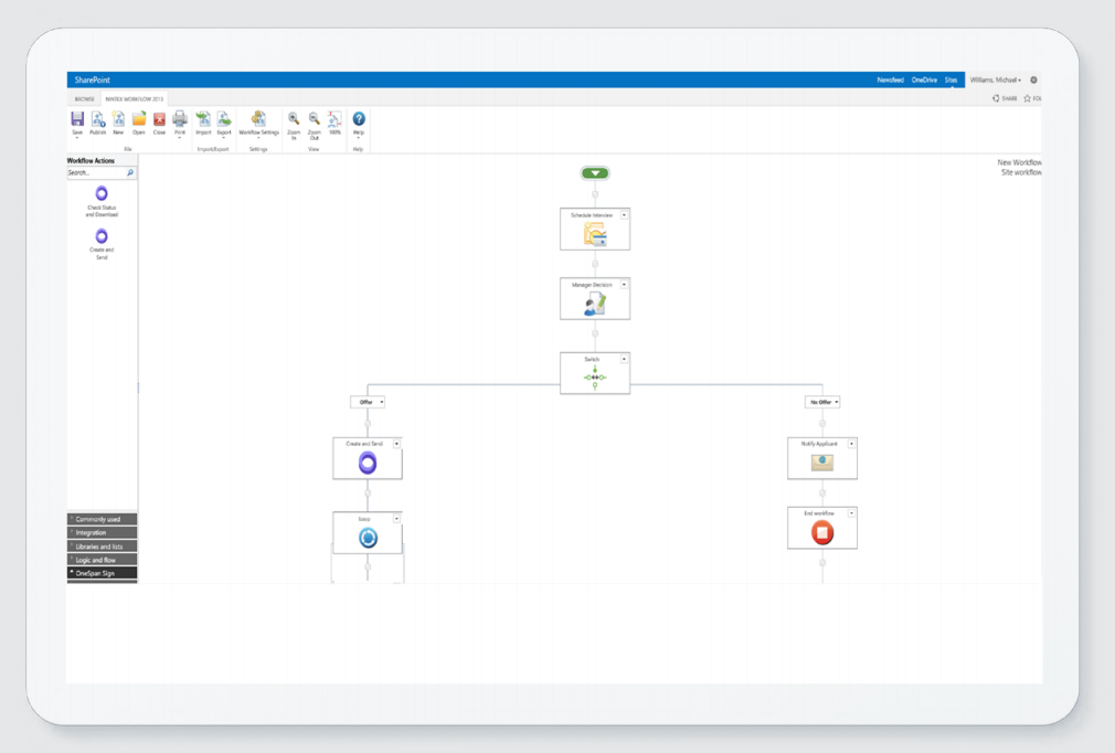 Add e-signatures to everyday documents,