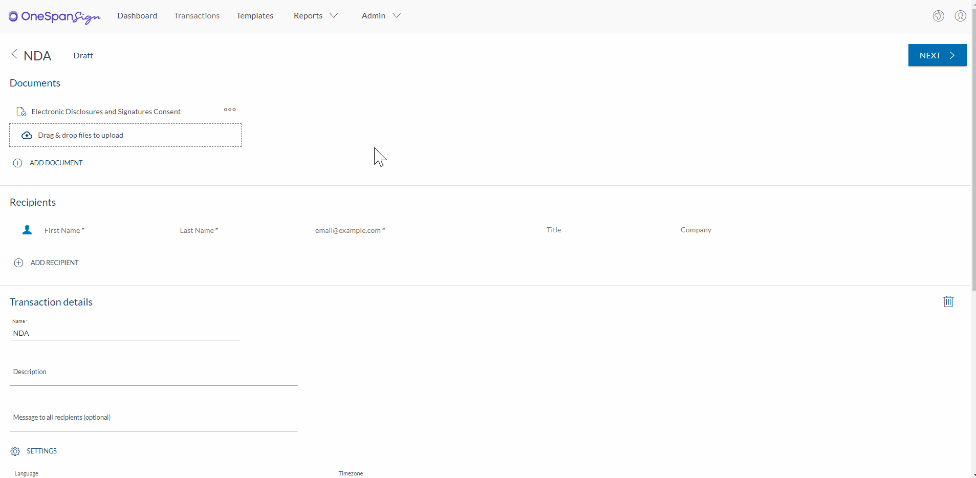 One Span Signature Example OneSpan Sign Electronic Signature Advanced Features | OneSpan