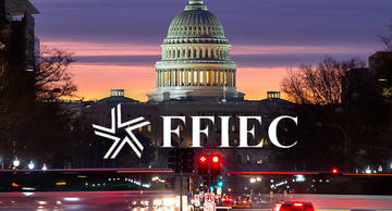 The FFIEC log in front of the US Capitol building