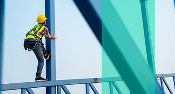 Installation steel roof and structure