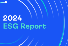 OneSpan 2024 ESG Annual Report cover image