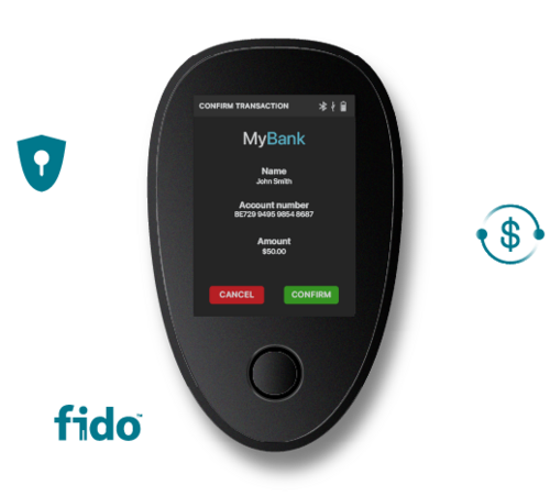 Safeguard financial transactions with Digipass FX2 for phishing-resistant transaction security
