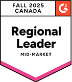 G2 Fall 2025 Small Mid Market Canada leader