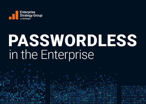 Passwordless in the enterprise ebook cover
