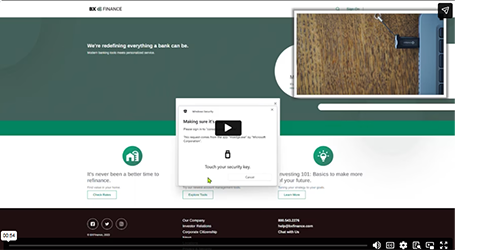 Log in to Ping One with Digipass FX7