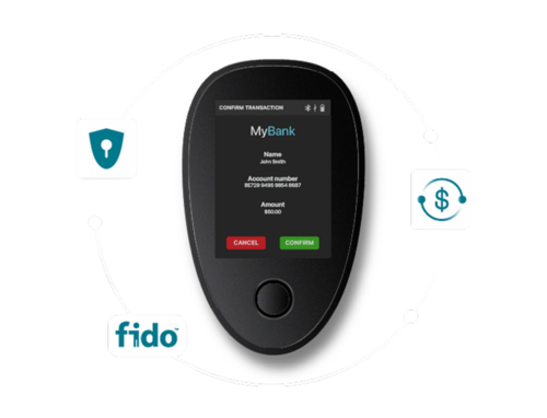 Safeguard financial transactions with Digipass® FX2 for phishing-resistant transaction security