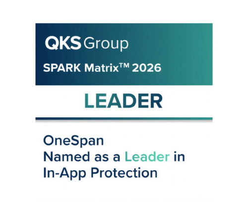 OneSpan Leader in 2026 SPARK Matrix™ for In-App Protection