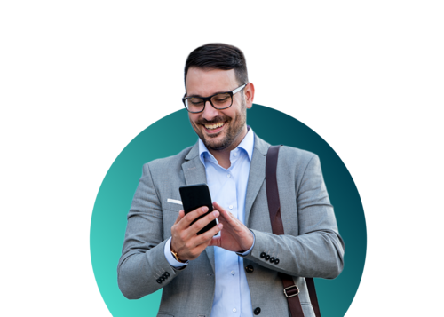 Man on phone