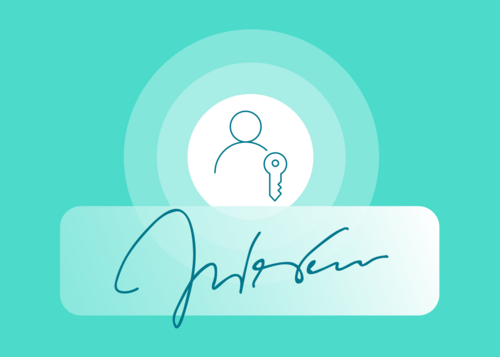 Passkeys for electronic signature