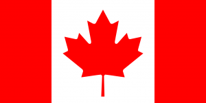 Kanadische Flagge Esignatur