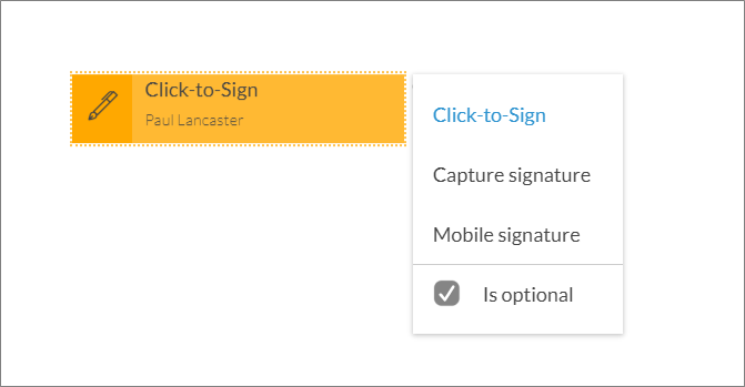 Optional Signatures